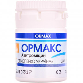 Ормакс капсули по 0,25 г, 6 шт.