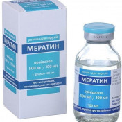 Мератин розчин для інфузій 500 мг, в флаконі 100 мл