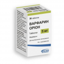 Варфарин Оріон табл.5мг №30
