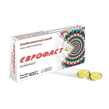 Єврофаст капс.400мг №10
