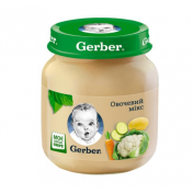 Овочеве пюре Gerber Овочевий мікс, 130 г