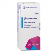 Дорзоптик краплі для очей, 20 мг/мл, 5 мл
