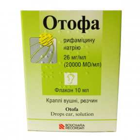 Отофа краплі при отиті, 26 мг, 10 мл