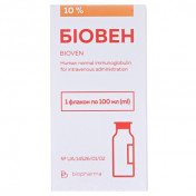 Біовен р-н д/інф.10% фл.100мл