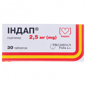 Індап табл. 2.5 мг №30