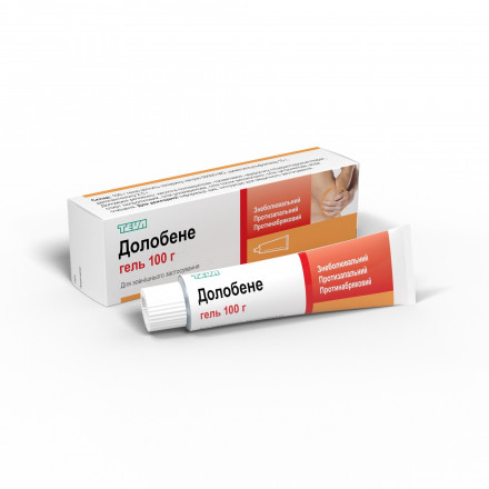 Долобене гель от болей в суставах и мышцах, 100 г