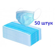 Маска 3-шарова на гумках тета(50шт/уп.)_0