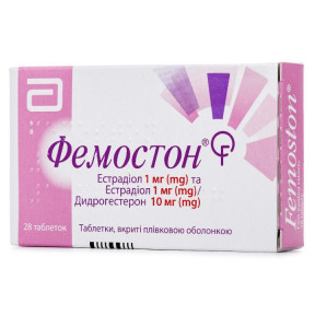 Фемостон таблетки по 1мг + 10мг, 28 шт.