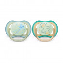 Авент пустушка Ultra-Air Нічна 6-18 міс, 2 шт нейтральна SCF376/13