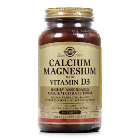 Солгар Кальций-магний с витамином D3 таблетки, 150 шт.