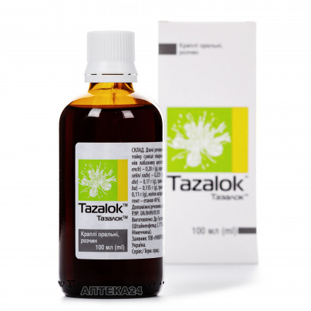 Тазалок краплі оральні, розчин, 100 мл