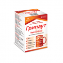 Грипаут гарячий напій порошок для орального розчину, по 6 г у пакетиках, 10 шт.