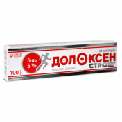 Долоксен Стронг гель 50 мг/г 100г туба