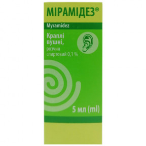 Мирамидез капли ушные 0,1%, 5 мл