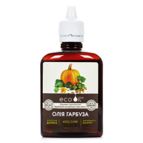 Масло тыквенное, 100 мл - Экооил
