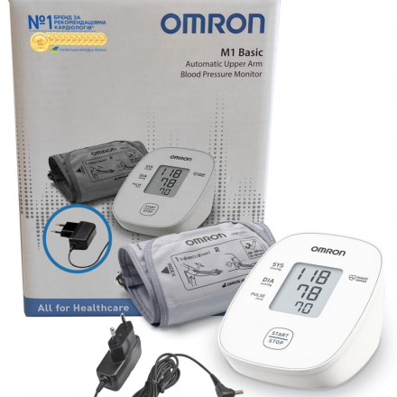 Тонометр Omron M1 Basic(HEM-7121J- AF) + адаптер HHP-CM01