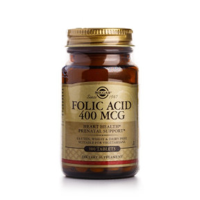 Солгар Фолиевая кислота таблетки, 100 шт.