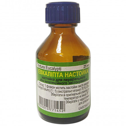 Евкаліпта настойка, 25 мл - Фітофарм