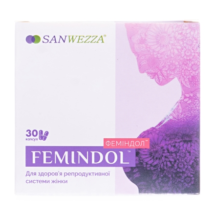 Феміндол капсули для здоров'я репродуктивної системи жінки, 30 шт.