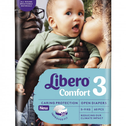 Ліберо Комфорт 3 (5-9кг) 58шт NEW