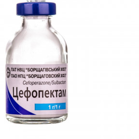 Цефопектам порошок для розчину для ін'єкцій по 1 г у флаконі, 1 шт.