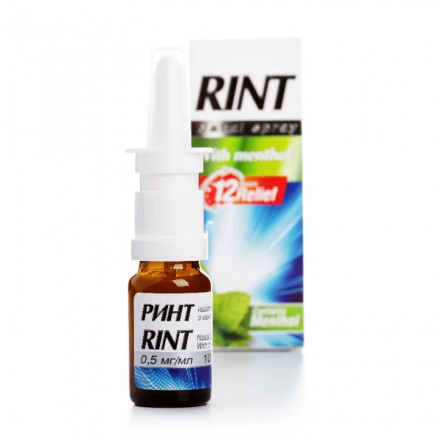 Ринт ментол спрей, 0,5 мг/г, 10 г