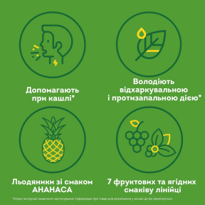 Доктор МОМ льодяники при кашлю зі смаком ананаса, 20 шт.