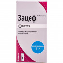 Зацеф порошок для розчину для ін'єкцій по 1 г у флаконі