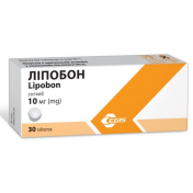 Ліпобон таблетки по 10 мг, 30 шт.