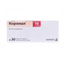 Коронал 10 мг N30 таблетки
