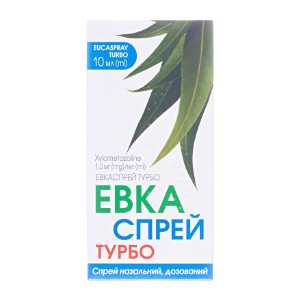 Евкаспрей Турбо спр.наз.1мг/мл 10мл