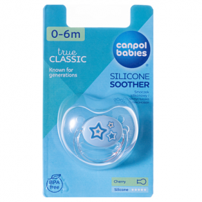 Кенпол пустушка силіконова кругла 0-6 міс. newborn baby 22/562