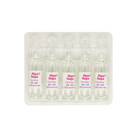 Ліра 1000 мг 4 мл N10 розчин для ін'єкцій