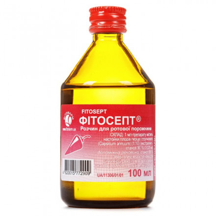 Фітосепт розчин для ротової порожнини, 100 мл