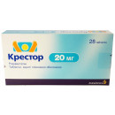 Крестор таблетки по 20 мг, 28 шт.