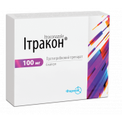 Ітракон капсули по 100 мг, 6 шт.