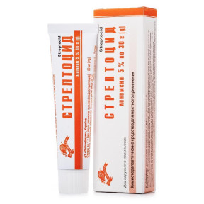 Лінімент стрептоциду 5%, 30 г