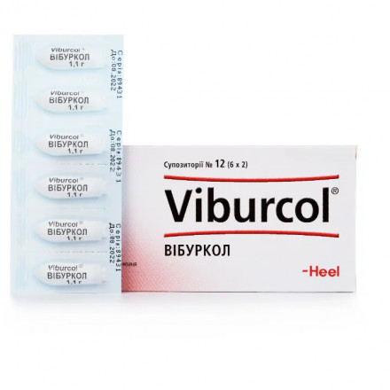 Вібуркол супозиторії N12