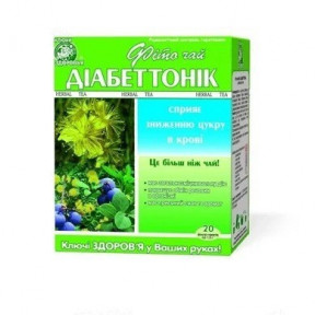 Фіточай Ключі здоров'я Діабетонік №62 пакет 1.5 г 20 шт