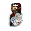 Пустушка силіконова динамічна Lovi I love, 22/867, 3-6 місяців, 2 шт