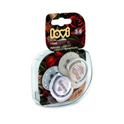 Пустушка силіконова динамічна Lovi I love, 22/867, 3-6 місяців, 2 шт