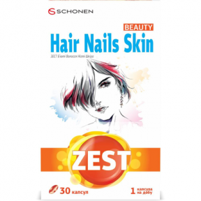 Зест б'юті волосся, нігті, шкіра капс. №30