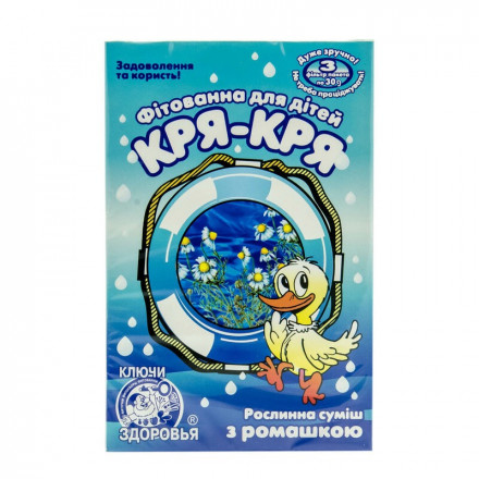 Фітована для дітей №2 "Кря-Кря" рослинна суміш з ромашкою у фільтр пакетах по 30 г, 3 шт.