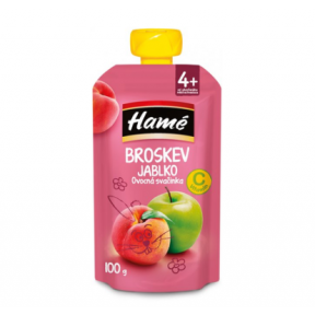 Хаме пюре пауч Яблуко-Персик 100г