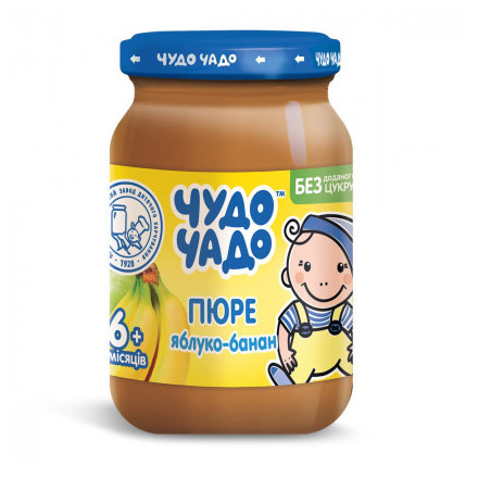 Чудо-чадо пюре з яблук та банану 170г