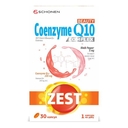 Зест б'юті коензим Q10 капс. №30