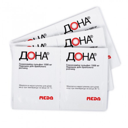 Дона порошок для орального раствора при остеоартрите 1500 мг №30