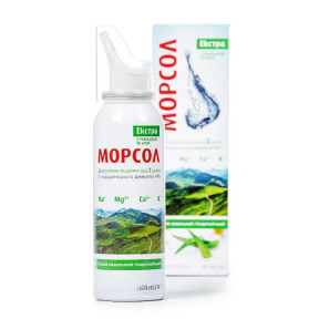 Морсол Екстра спрей назальний гіпертонічний, 100 мл