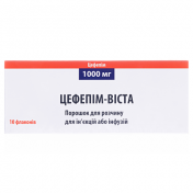 Цефепім -Віста.пор. д/ін 1000мг фл.№10
