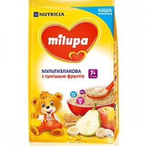 Мілупа каша мол.210г мультизл.з фруктами /0010